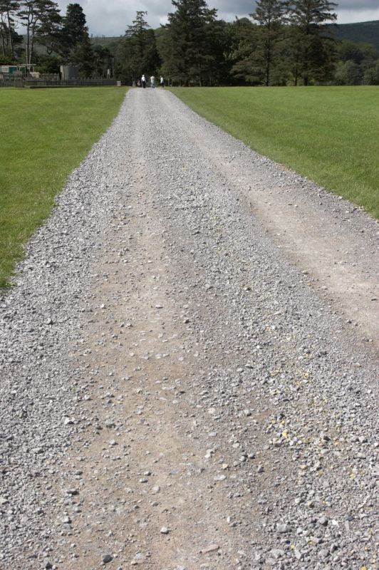 Inside a Gravel Driveway